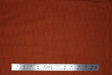 Flat swatch fabric in dreaming of snow (burnt orange)