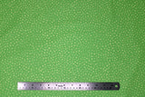 Flat swatch circles & dots print fabric in Today is a good day for a good day! (dots on green)