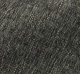 Group swatch woven look upholstery fabric in black/grey