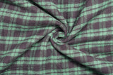 Small Plaid Flannel - 44/45" - 100% Cotton Flannel