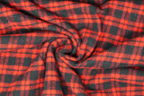 Small Plaid Flannel - 44/45" - 100% Cotton Flannel