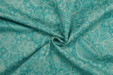 Print "Society" from the Belle Epoque collection, twisted to show drape and texture.