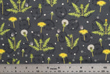 Colourway "Black" from the Spread the Seeds collection, with ruler added for scale.
