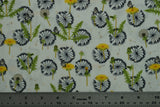 Colourway "White" from the Spread the Seeds collection, with ruler added for scale.