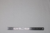 Flat swatch all white fabric (off white fabric with white small stars allover, tone on tone fabric)