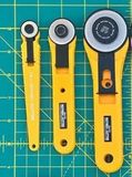 Straight Handle Rotary Cutters in various sizes