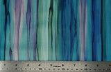 Print "Stripe" from the Whale Song collection, with ruler added for scale.