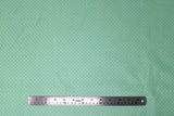 Flat swatch swiss dot printed fabric in mint