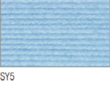 Swatch of Supreme Baby yarn in shade SY5 (pale medium blue shade)