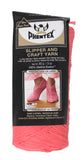 Ball of Phentex Slipper and Craft Yarn in packaging (tangerine: light pink/orange)