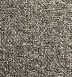 Square swatch thick tweed look upholstery fabric in colourway Tan/Brown