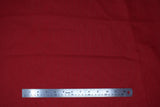 Flat swatch lobster tail (red) sheer fabric