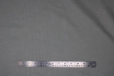 Flat swatch pewter sheer fabric