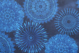 Indigo Splash - 44/45" - 100% Cotton