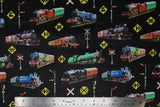 Steam Trains - 44/45" - 100% cotton