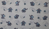 Elephant and Butterfly - 43/44" - 100% Cotton Flannel