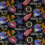 NHL Original Six - 42/43" - 100% cotton