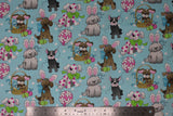 Easter Puppies - 44" - 100% cotton