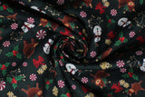 Christmas Deck the Halls - Forest - 44/45" - 100% cotton
