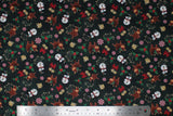 Christmas Deck the Halls - Forest - 44/45" - 100% cotton