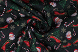 Christmas Deck the Halls - Forest - 44/45" - 100% cotton