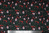 Christmas Deck the Halls - Forest - 44/45" - 100% cotton