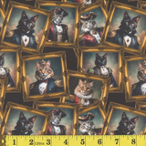 Cats - 44/45" - 100% cotton