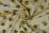 Bee Prints - 43" - 100% cotton flannel