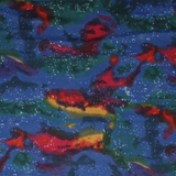 Rainbow Night Sky - 43" - 100% cotton flannel