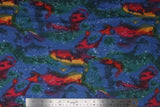 Rainbow Night Sky - 43" - 100% cotton flannel