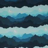 Nighttime Wilderness - 43" - 100% cotton flannel