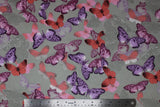 Orchid Butterfly - 43" - 100% cotton flannel