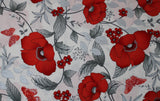 Poppy Promenade - 45" - 100% Cotton