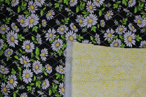 Double Face Quilted Prints - 43" - 100% cotton fabric with polyester batting