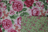 Double Face Quilted Prints - 43" - 100% cotton fabric with polyester batting