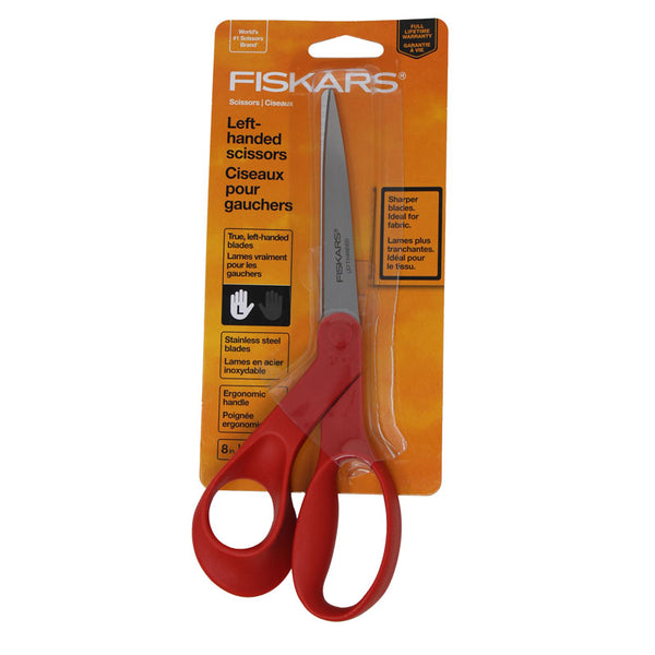 Bent Left-Handed 8 Scissors - Fiskars