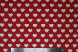 Heart Prints - 43" - 100% cotton flannel