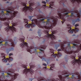 Packed Pansies - 43" - 100% cotton flannel