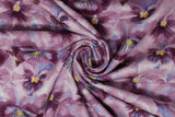 Packed Pansies - 43" - 100% cotton flannel