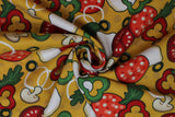 Pizza Toppings - 43" - 100% cotton flannel