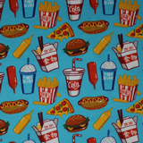 Fast Food - 43" - 100% cotton flannel