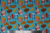 Fast Food - 43" - 100% cotton flannel