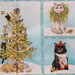 Holly Jolly Christmas Panel - 24"x36" - 100% cotton