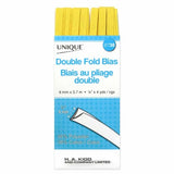 Double Fold Bias Precut - 6mm x 3.7m - Unique Brand