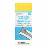 Wide Single Fold Bias - 25mm x 2.75m - Unique Brand