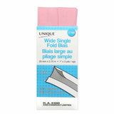 Wide Single Fold Bias - 25mm x 2.75m - Unique Brand