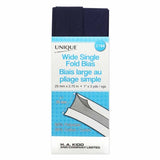 Wide Single Fold Bias - 25mm x 2.75m - Unique Brand