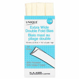 Extra Wide Double Fold Bias - 16mm x 2.75m - Unique Brand