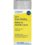 Lace Seam Binding 19mm x 2.75m - Unique Brand
