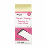 Satin-Weave Blanket Binding - 2" x 4.35m - Unique Brand